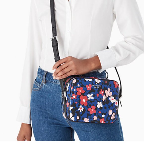 NWT KATE SPADE NEWBURY LANE BOUQUET POP CAMMIE CROSSBODY - Picture 1 of 9